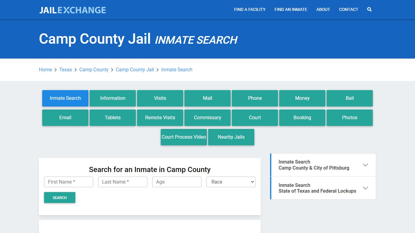 Camp County Jail, TX Inmate Search: Roster & Mugshots